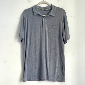 TASC Performance athletic quick dry golf polo shirt sz L